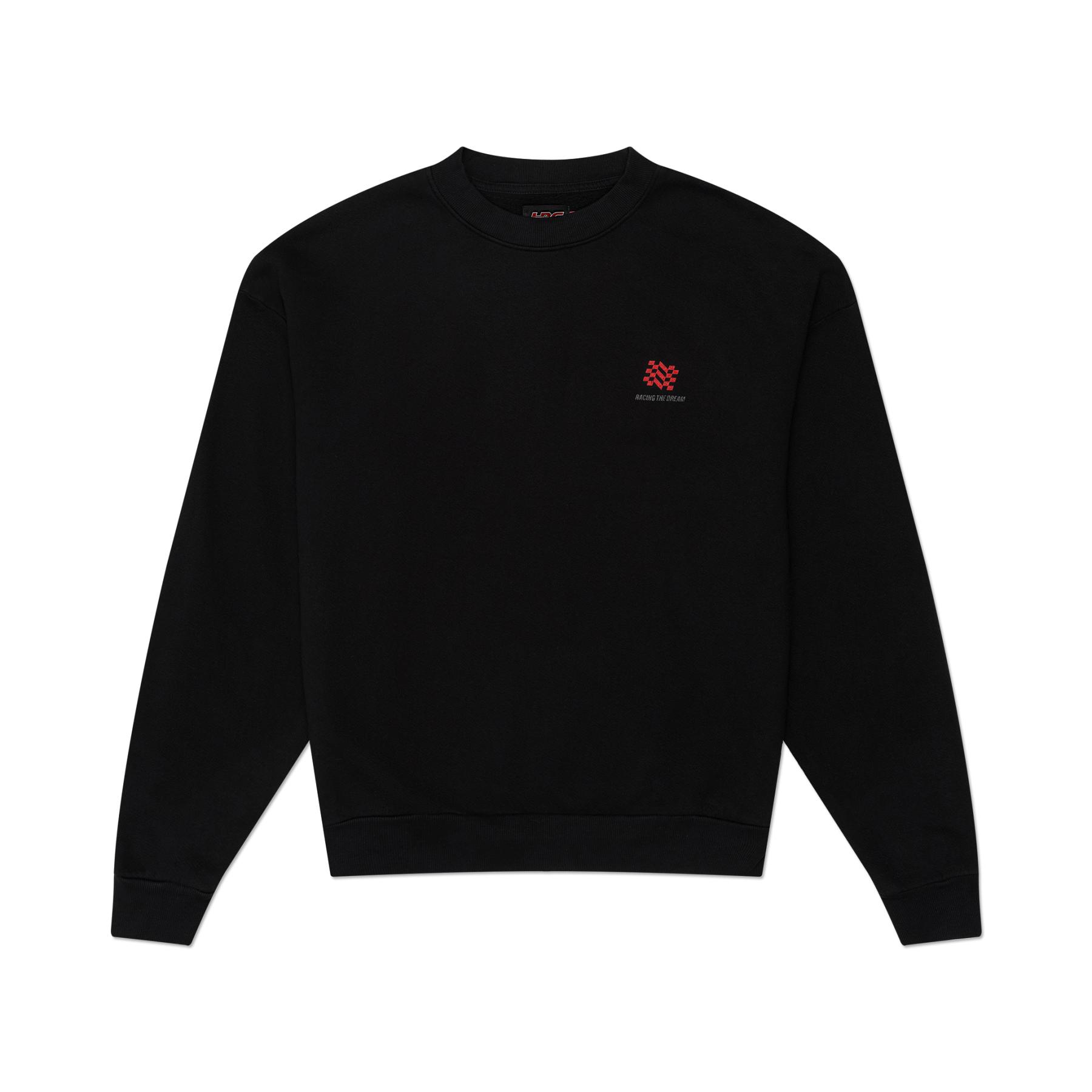 Racing The Dream Crewneck in Black