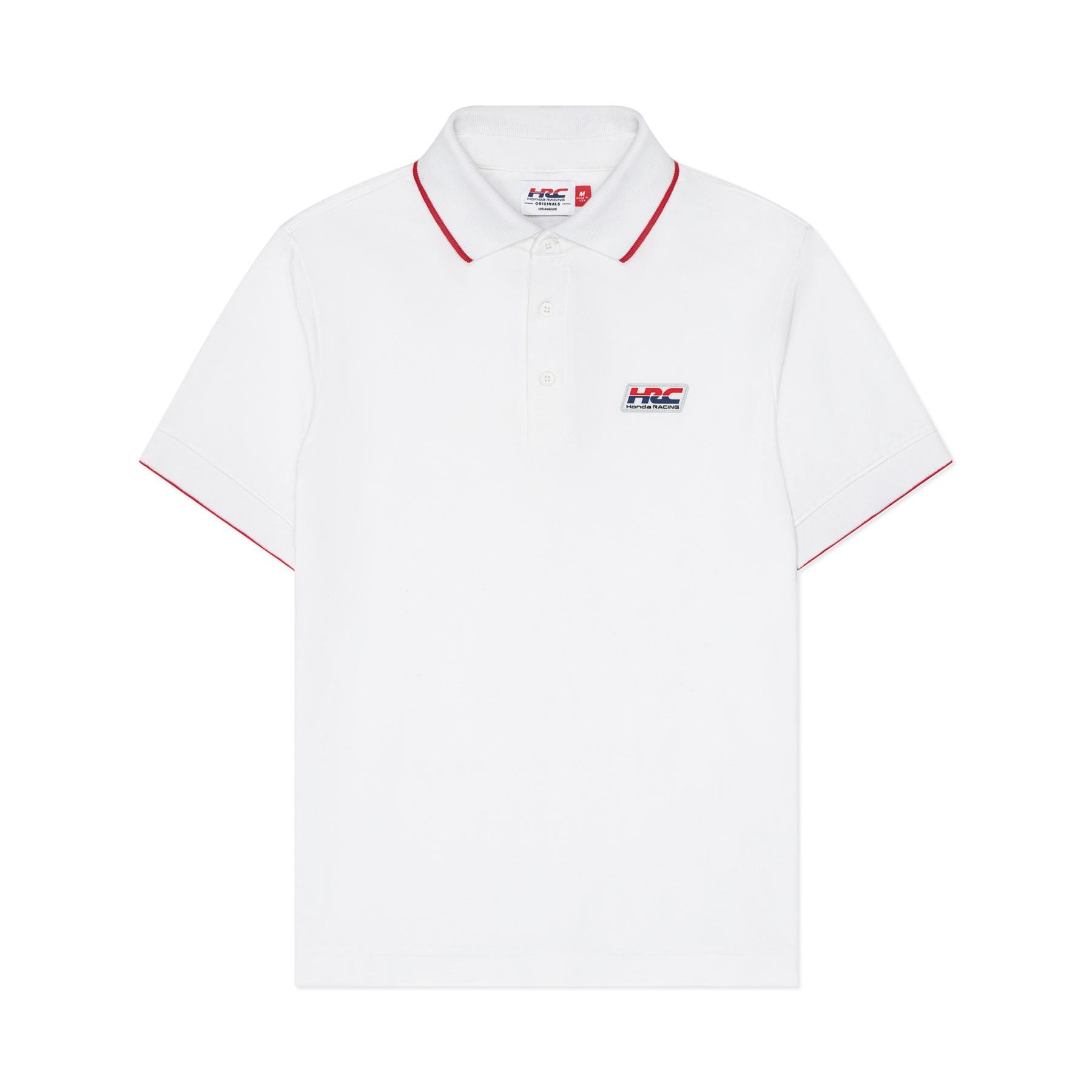 White Supima Cotton Badge Polo