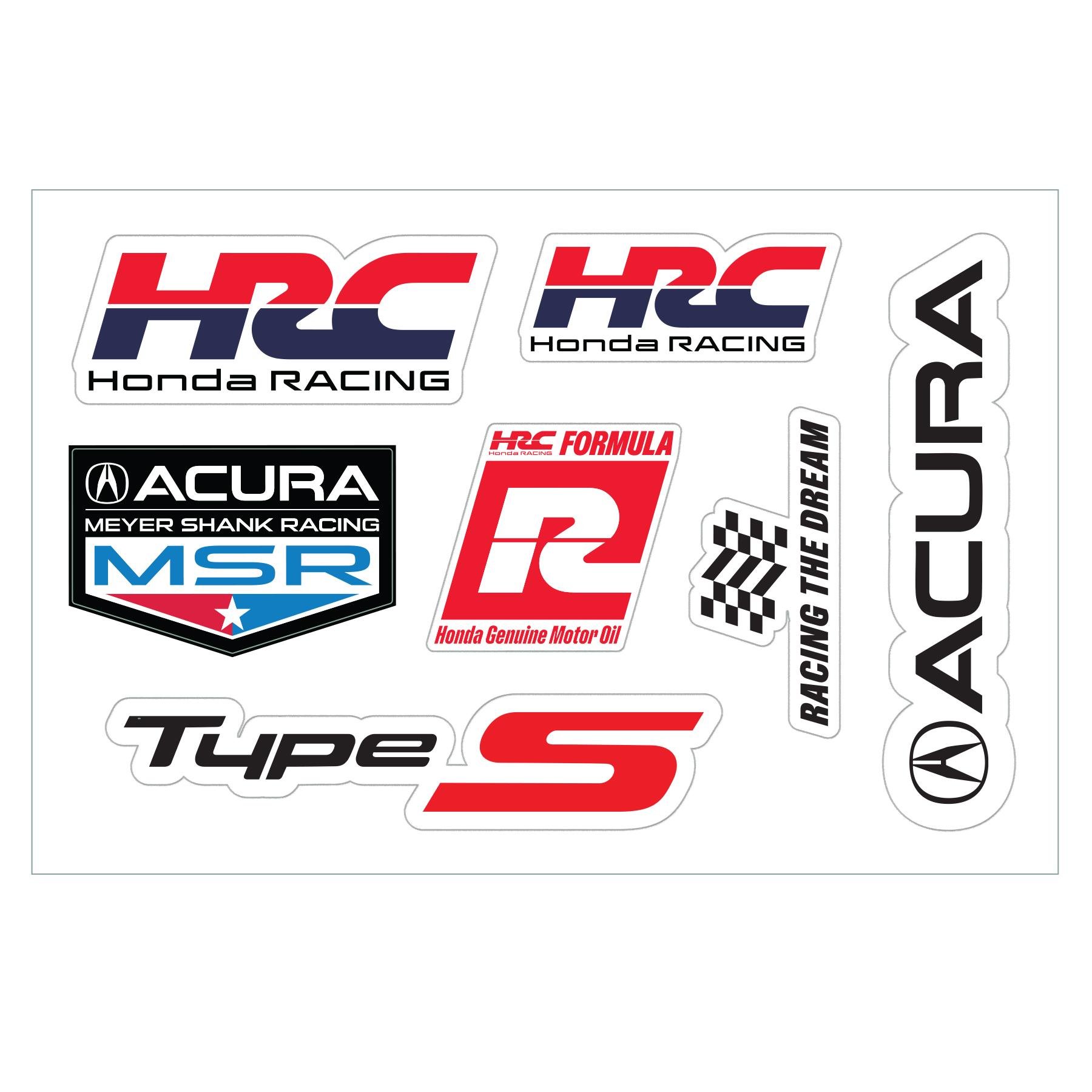 Acura/HRC Sticker Sheet