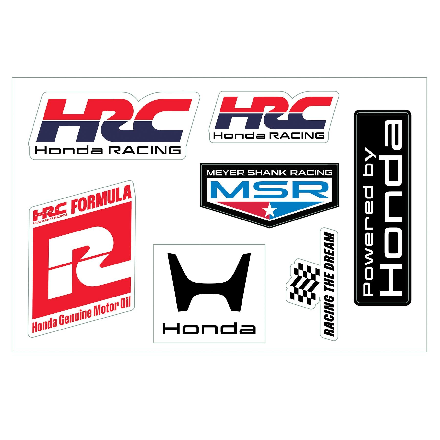 Honda/HRC Sticker Sheet