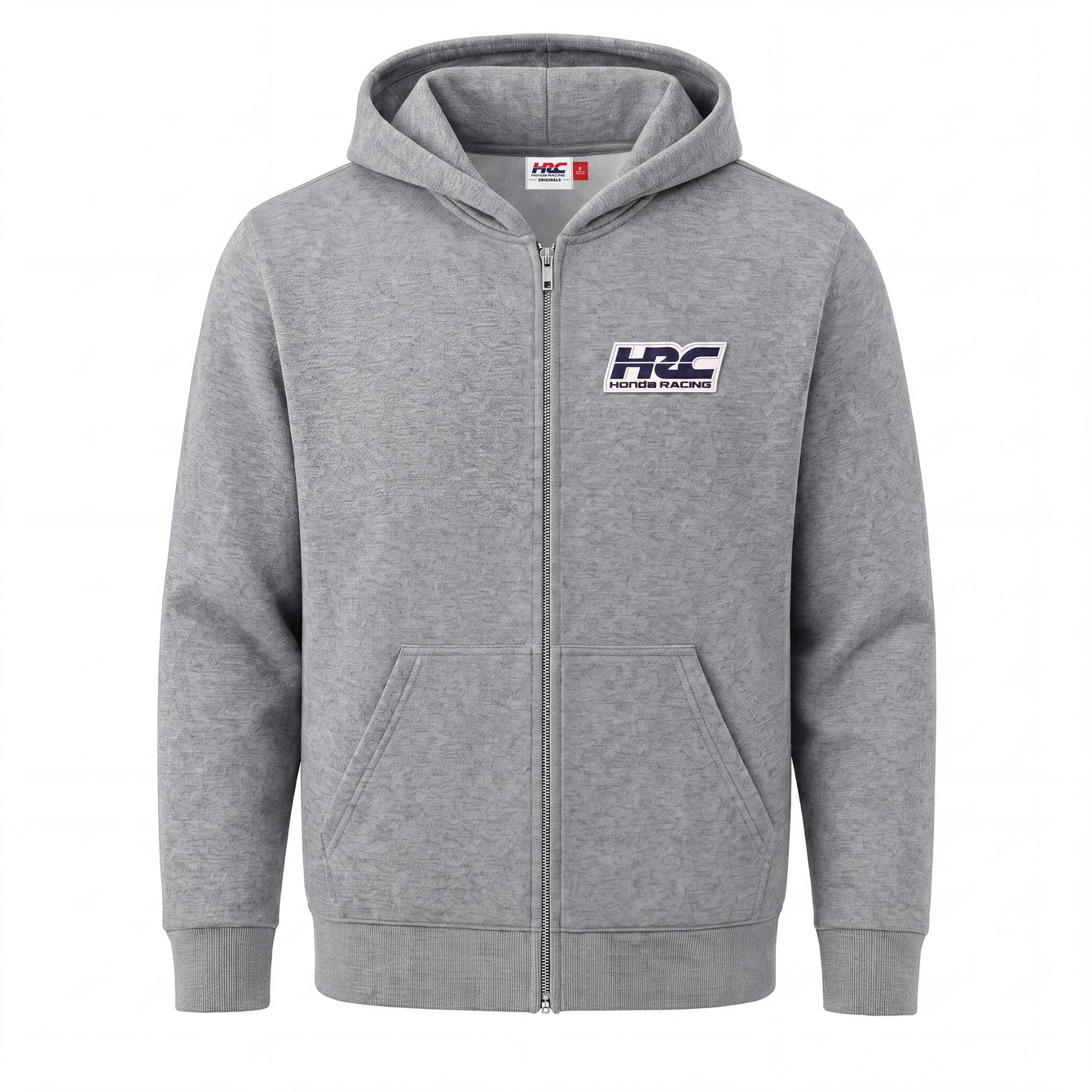HRC Indigo Badge Zip Up Hoodie