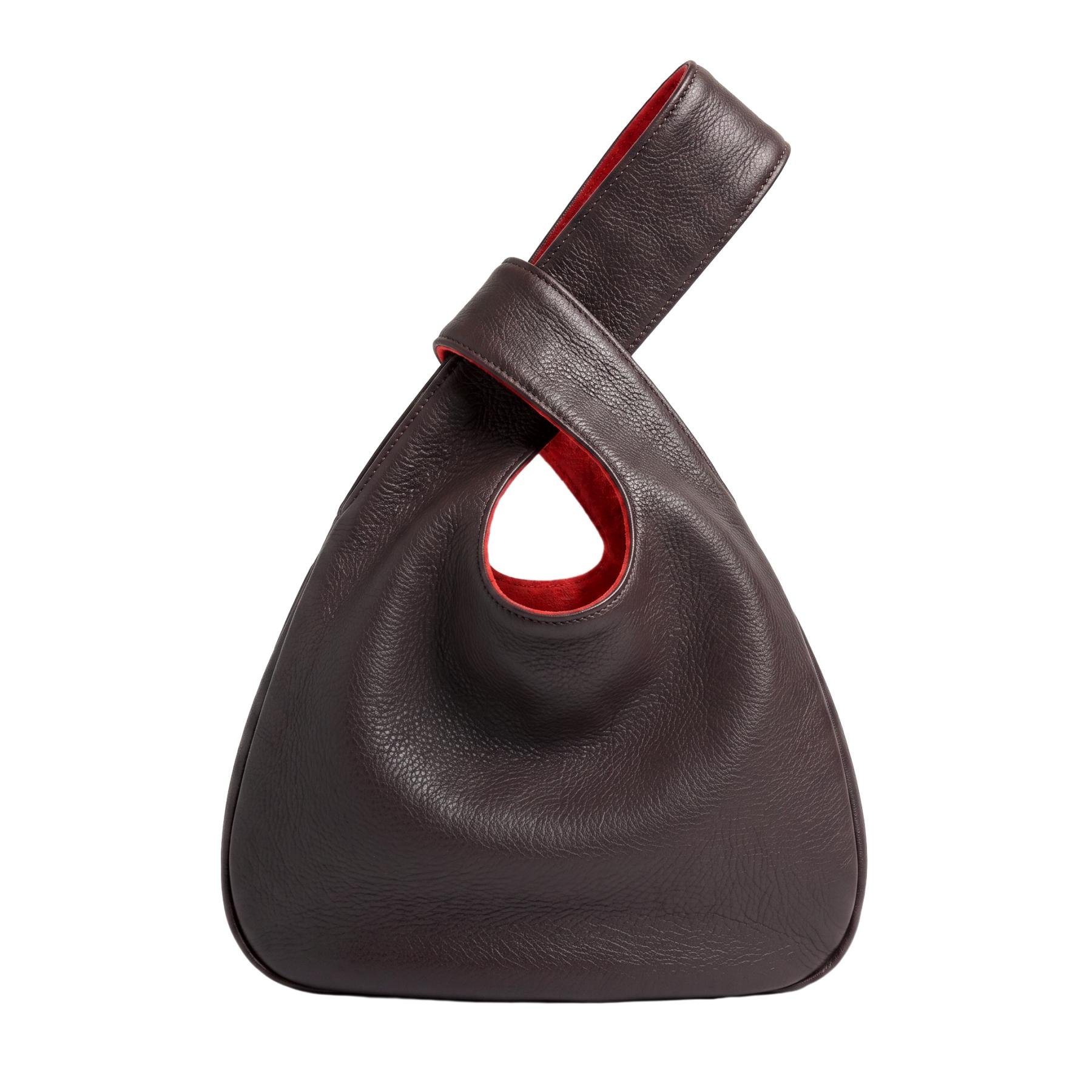 Espresso Mochi Bukuro Premium Leather Bag